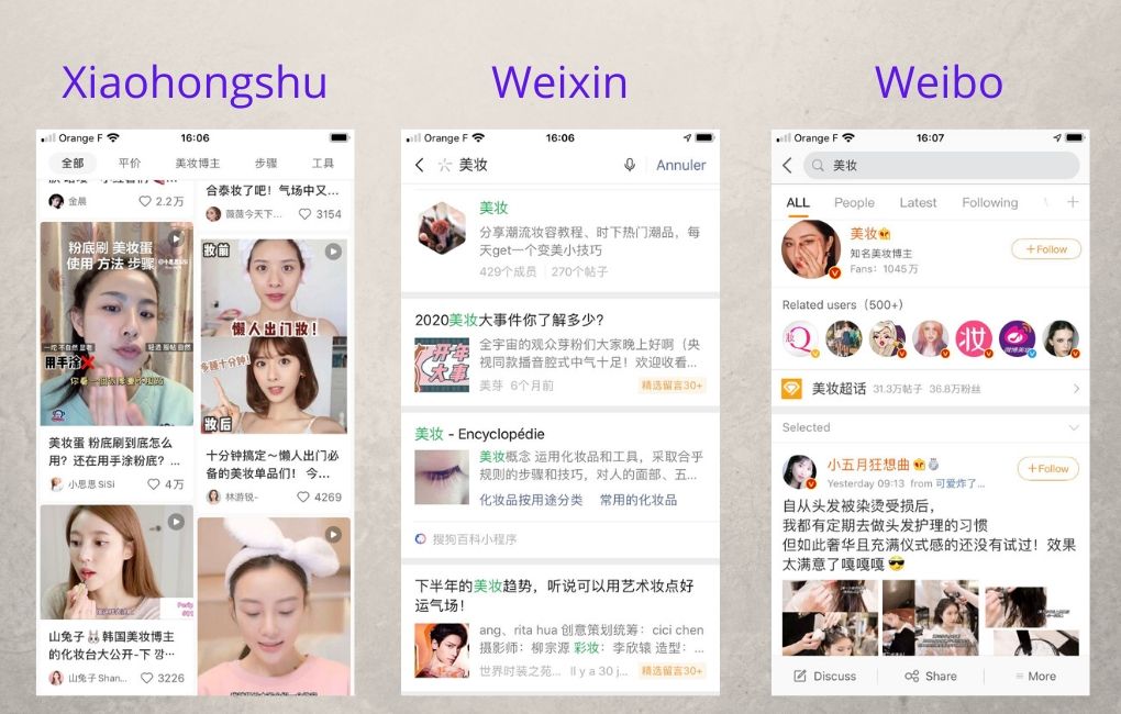 social media cosmetics