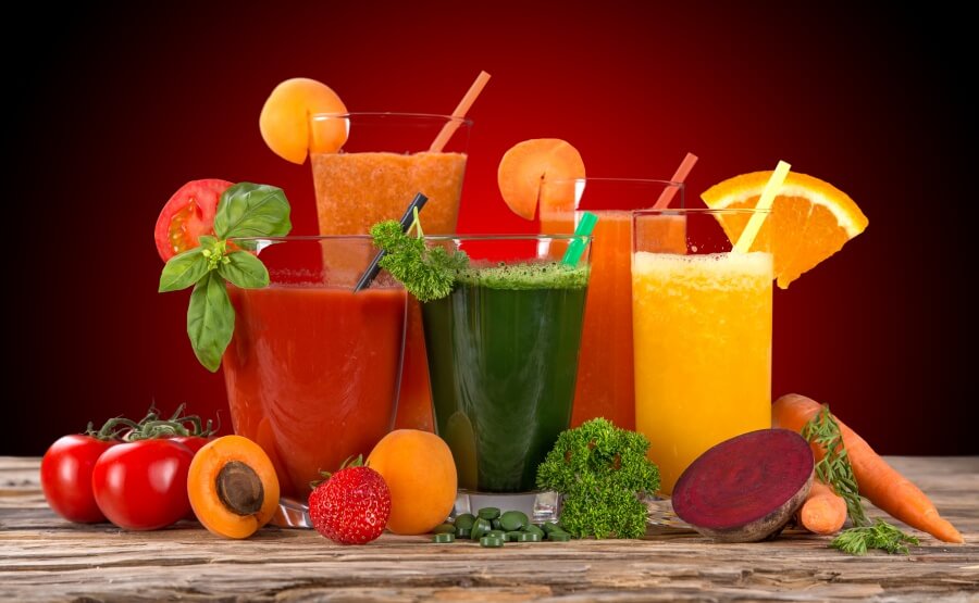 Fresh juice are very popular in China