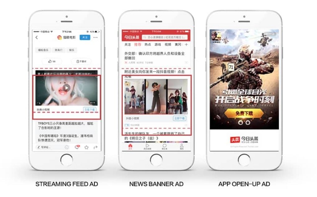 B2B Marketing in China: paid ads on toutiao