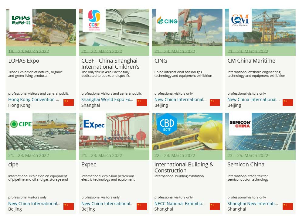 Find distributors in china through trade fairs