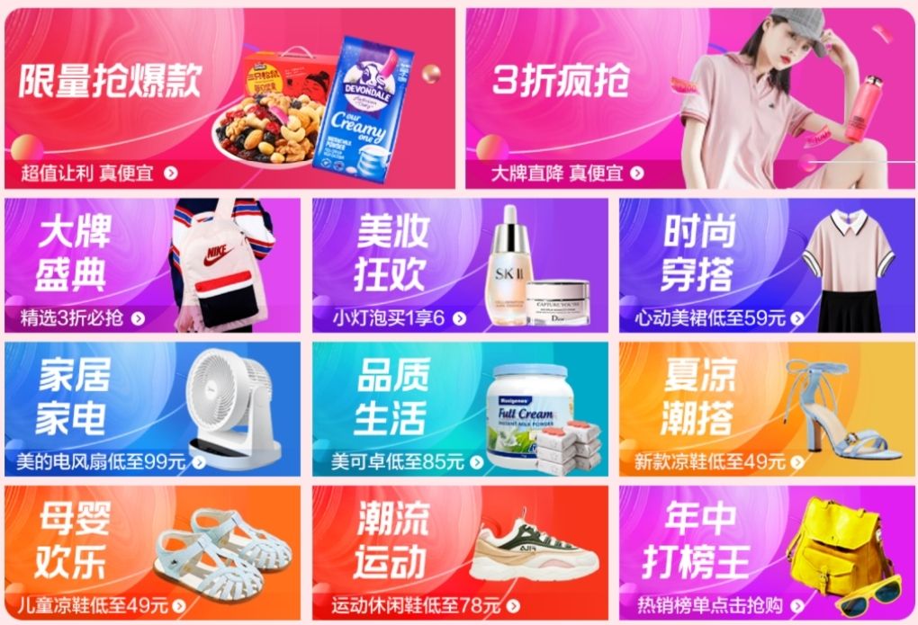 VIP internationnal categories