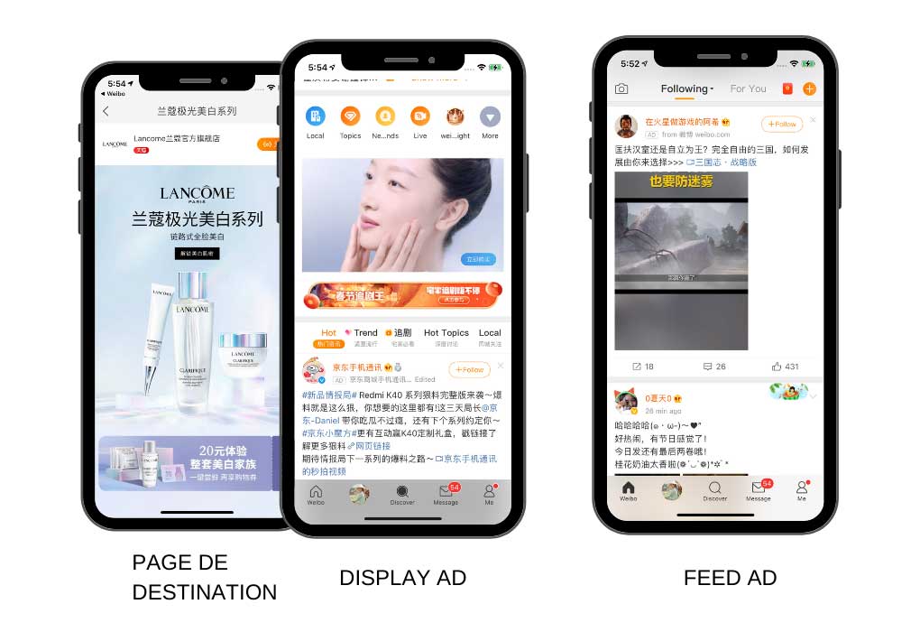 China cosmetics market: Lancome on Weibo